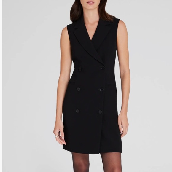 Club Monaco Black Sleeveless Mini Dress - Picture 3 of 10